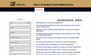 Papersofabrahamlincoln.org thumbnail