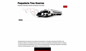 Paqueteriatresguerras.com.mx thumbnail