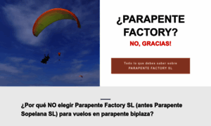 Parapentefactory.com thumbnail