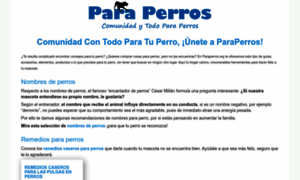 Paraperros.org thumbnail