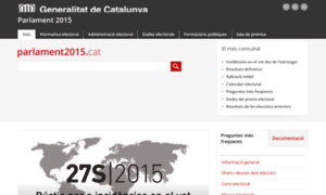 Parlament2015.cat thumbnail