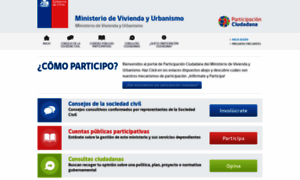 Participacionciudadana.minvu.cl thumbnail