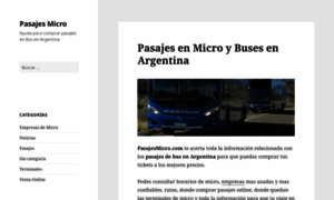Pasajesmicro.com thumbnail