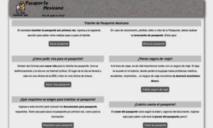 Pasaporte-mexicano.com.mx thumbnail