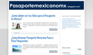 Pasaportemexicanomx.blogspot.com thumbnail