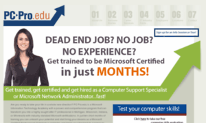 Pcpro.edu thumbnail