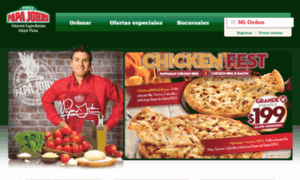 Pedidospapajohns.com thumbnail