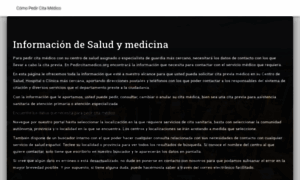 Pedircitamedico.org thumbnail