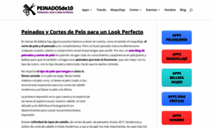 Peinadosde10.com thumbnail