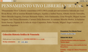 Pensamientovivolibreriavirtual.blogspot.com thumbnail