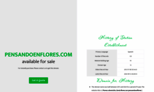 Pensandoenflores.com thumbnail