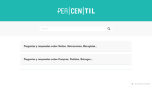 Percentil.zendesk.com thumbnail