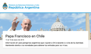 Peregrinosenchile2018.cancilleria.gob.ar thumbnail