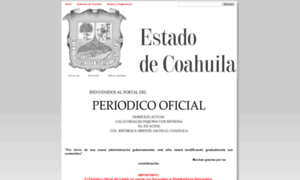 Periodico.sfpcoahuila.gob.mx thumbnail