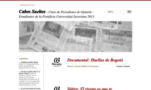 Periodismodeopinion2013.wordpress.com thumbnail