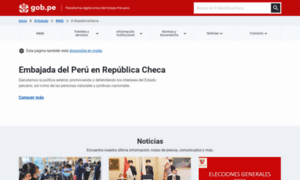 Peru-embajada.cz thumbnail