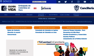 Peru.embajada.gov.co thumbnail