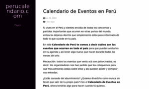 Perucalendario.com thumbnail
