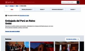 Peruembassy-uk.com thumbnail