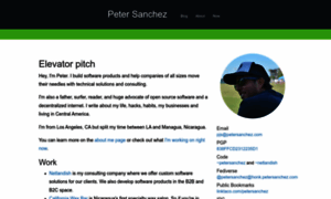 Petersanchez.com thumbnail