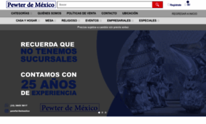 Pewterdemexico.com thumbnail