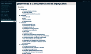 Phpmyadmin-spanish.readthedocs.org thumbnail