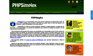 Phpsimplex.com thumbnail