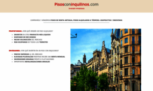 Pisosconinquilinos.com thumbnail