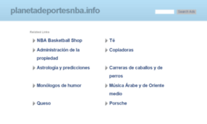 Planetadeportesnba.info thumbnail