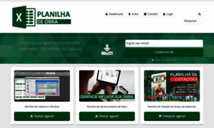 Planilhadeobra.com.br thumbnail