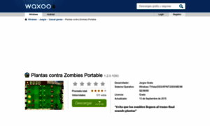 Plantas-contra-zombies-portable.waxoo.com thumbnail