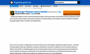 Plantas-contra-zombis.programas-gratis.net thumbnail