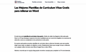 Plantillascurriculumvitae10.com thumbnail