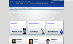 Plataformasdealtura.cl thumbnail