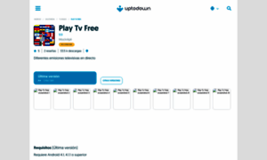 Play-tv-free.uptodown.com thumbnail