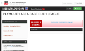 Plymouthareababeruth.baberuthonline.com thumbnail