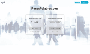 Pocaspalabras.com thumbnail