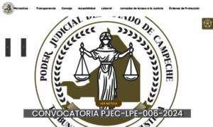 Poderjudicialcampeche.gob.mx thumbnail