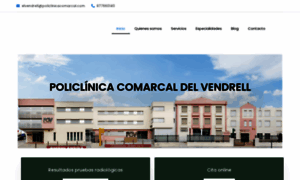 Policlinicacomarcaldelvendrell.es thumbnail