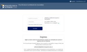 Politecnicosuperior.com.co thumbnail