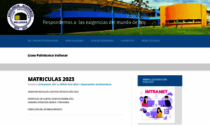 Politecnicovallenar.cl thumbnail