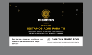 Pool.onixcoin.com thumbnail