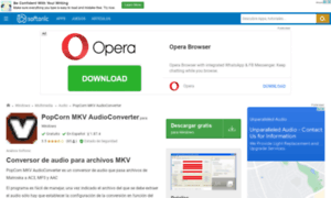 Popcorn-mkv-audioconverter.softonic.com thumbnail