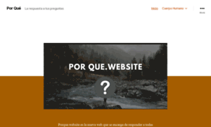 Porque.website thumbnail