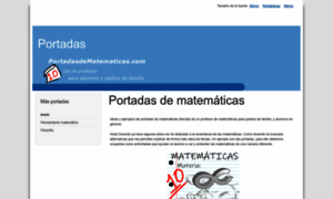 Portadasdematematicas.com thumbnail