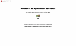 Portafirmas.valencia.es thumbnail