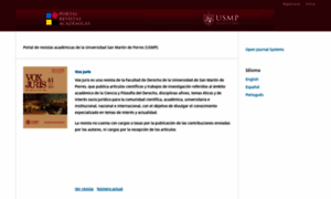 Portalrevistas.aulavirtualusmp.pe thumbnail