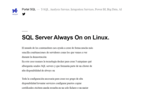 Portalsql.com thumbnail