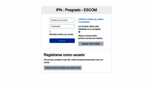 Posgrado.escom.ipn.mx thumbnail