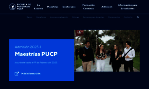 Posgrado.pucp.edu.pe thumbnail